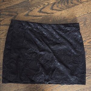 Elegant Black Lace Skirt